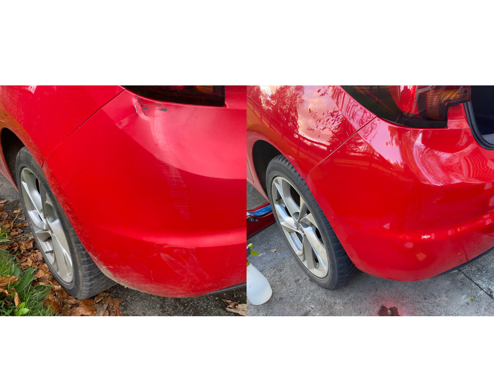 Bumper Scuff Repairs Colour Code Smart Repairs